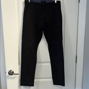 Banana Republic Men's Skinny Dark Grey Chinos